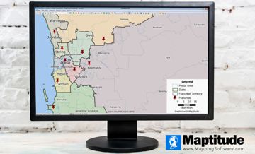 Maptitude Territory Mapping Software for Australia