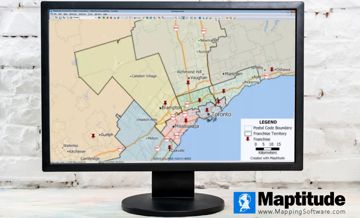 Maptitude Territory Mapping Software for Canada