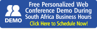 Schedule Web Conference Demo During South Africa Business Hours