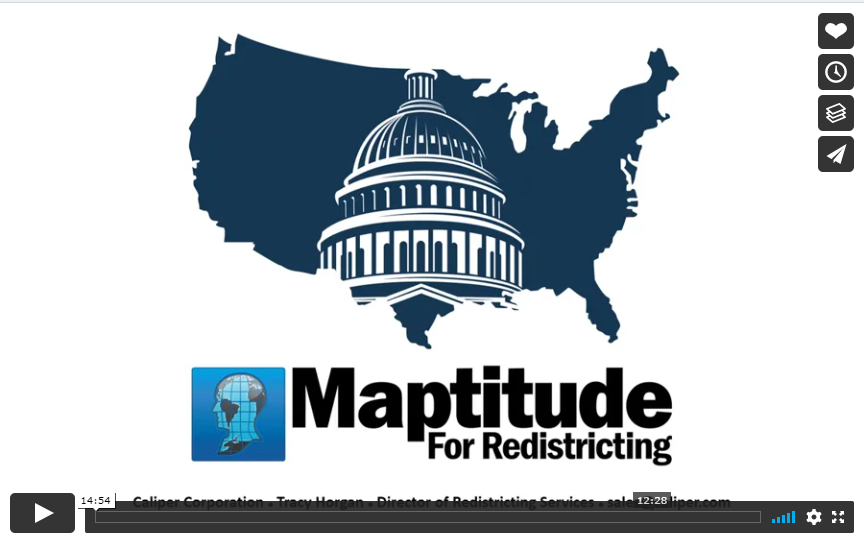 NCSL Technology webinar featuring Maptitude for Redistricting
