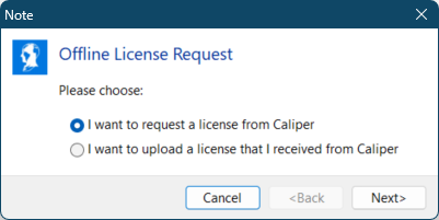 Offline License Request