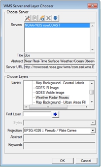 WMS Server and Layer Chooser