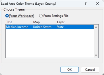 Load Area Manual Color Theme