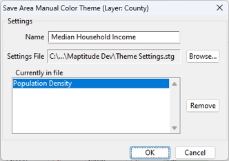 Save Area Manual Color Theme