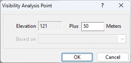 Visibility Analysis dialog box