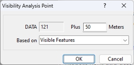 Visibility Analysis dialog box