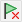 Green delete flag icon