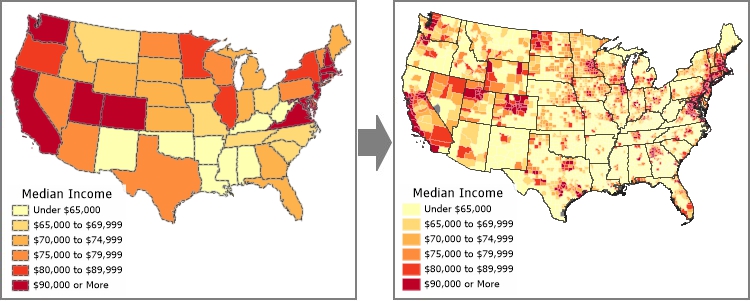 Household income color themes copied from states to counties