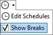 Routing wizard show breaks option