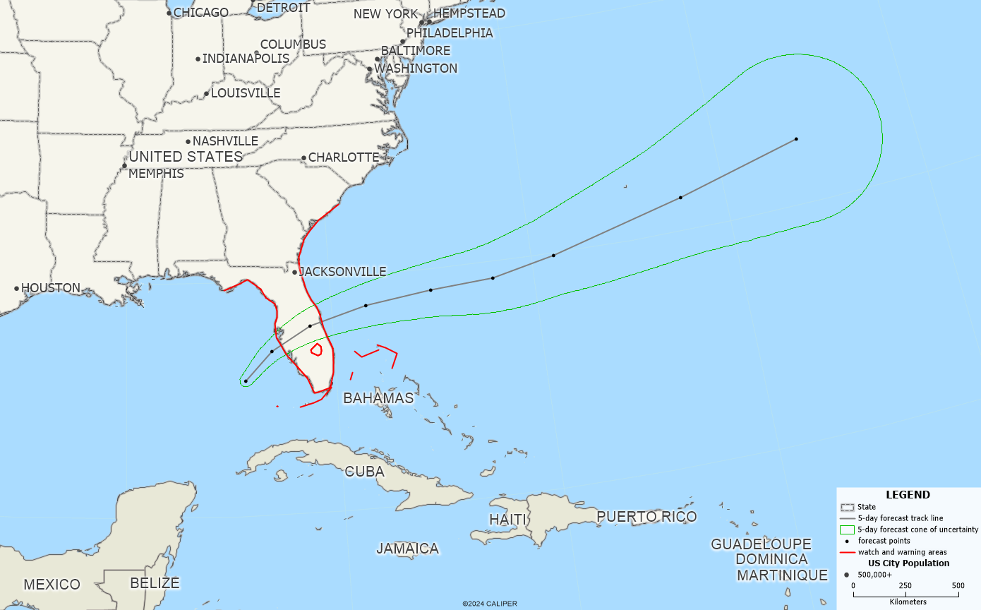 How Do I Map Hurricanes? Maptitude Learning Portal