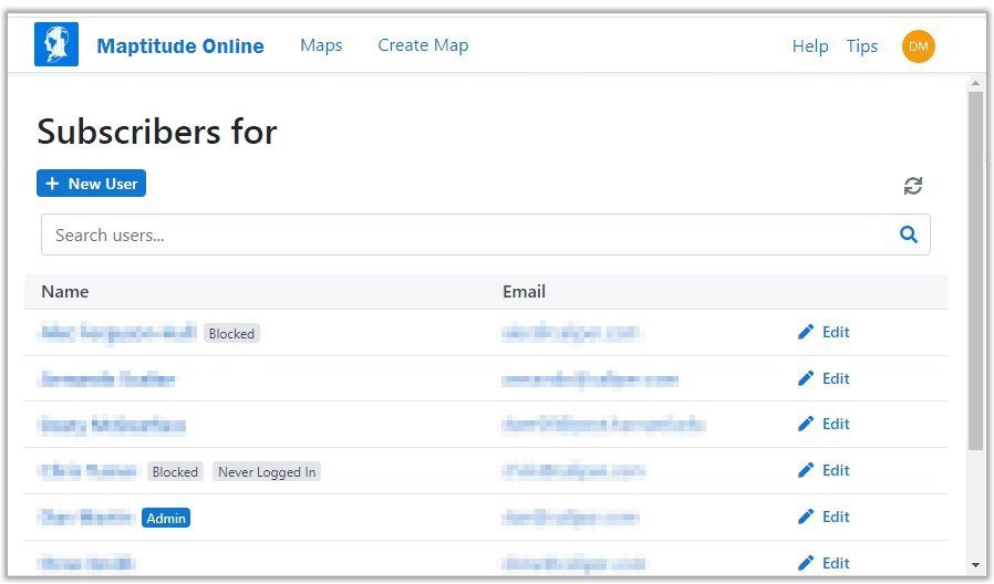 Administration options