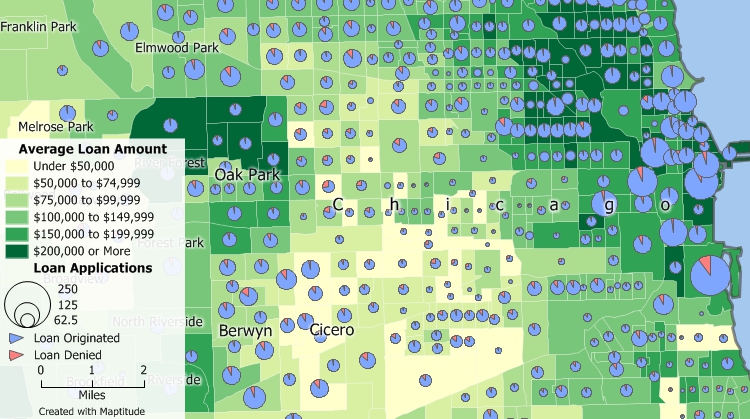Bank regulatory compliance mapping with Maptitude bank mapping software