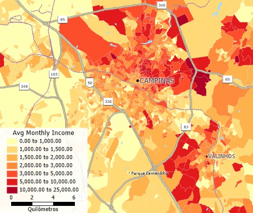 Includes Brazil demographics