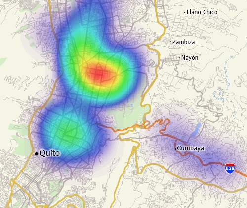 Visualize spatial patterns