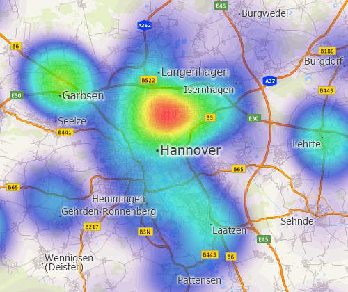 Visualise spatial patterns