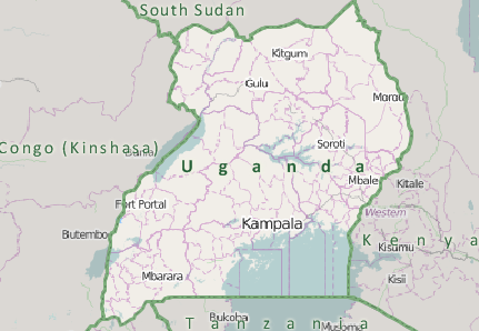 Uganda Map