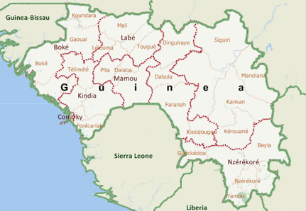 Guinea Map