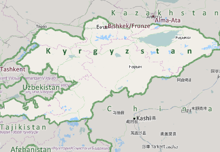 Kyrgyzstan Map