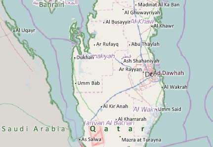 Qatar Map