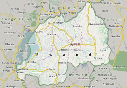 Rwanda Map