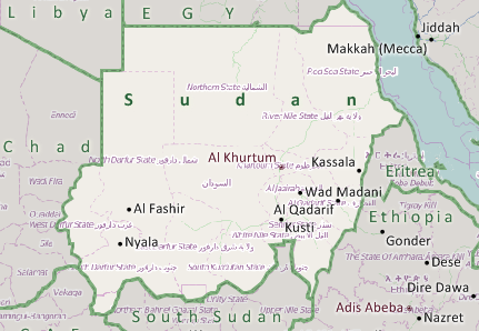 Sudan Map