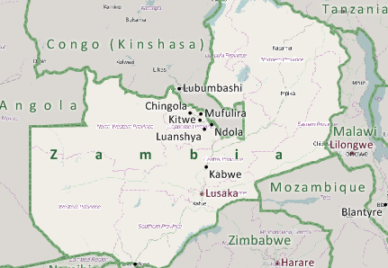 Zambia Map