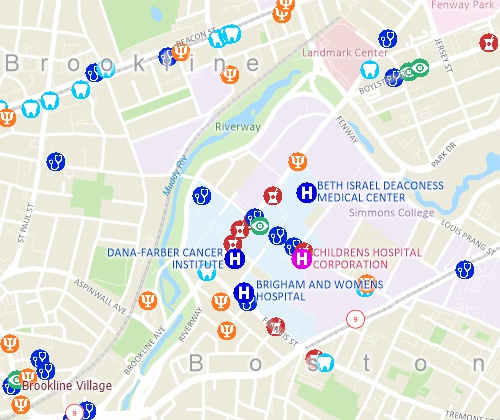 Maptitude free mapping data health care map