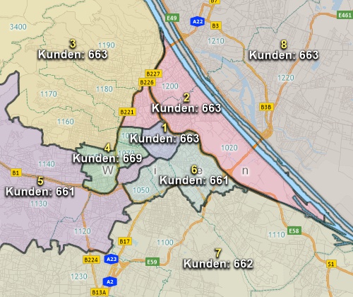 Austria territory map