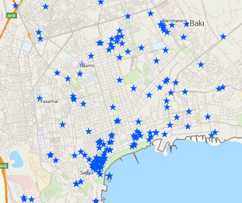 Map customers with Maptitude Azerbaijan mapping software