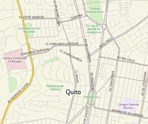 Create Ecuador maps at any scale