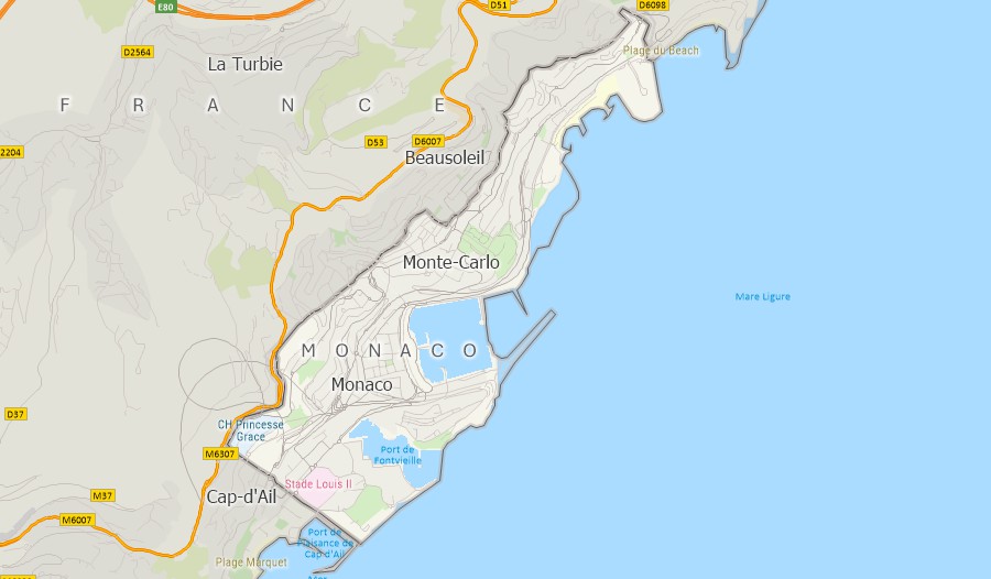 Maptitude Monaco mapping software map
