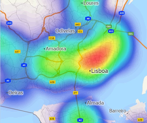 Visualise spatial patterns