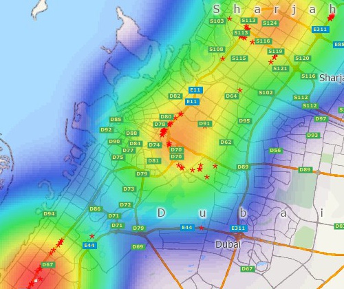 Visualise spatial patterns