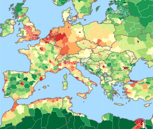 Maptitude world provinces map