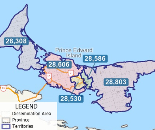 Canada territory map