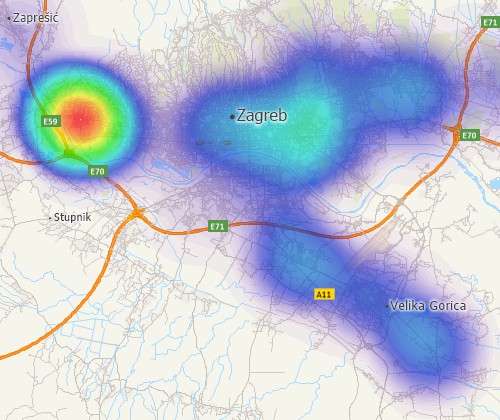 Visualise spatial patterns