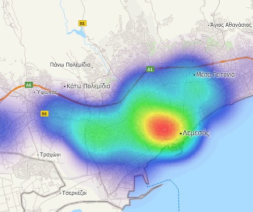 Visualise spatial patterns