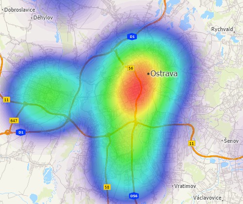 Visualise spatial patterns
