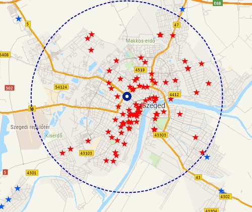 Map customers with Maptitude Hungary mapping software