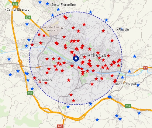 Map customers with Maptitude Italy mapping software