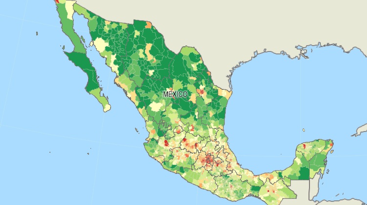 Mapping software for Mexico