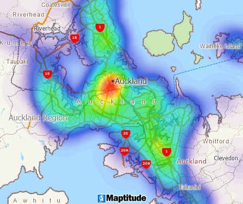 Visualise spatial patterns