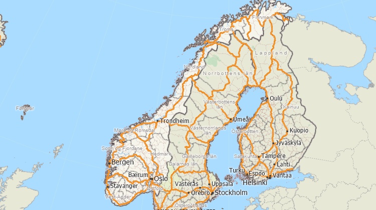 Mapping software for Norway
