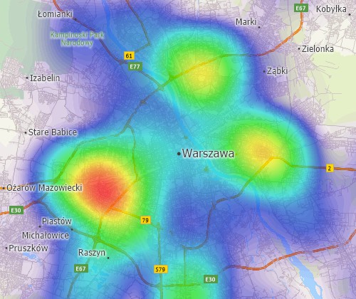 Visualise spatial patterns
