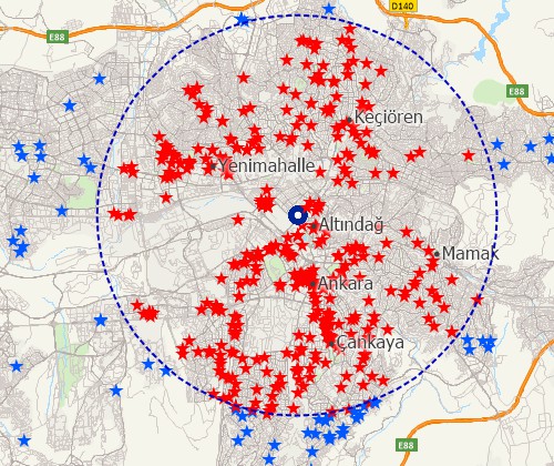 Map customers with Maptitude Turkiye mapping software