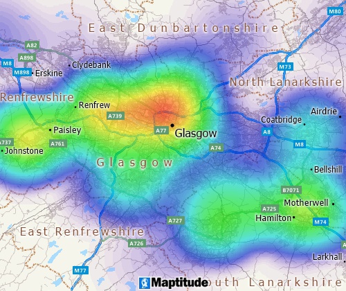 Visualise spatial patterns