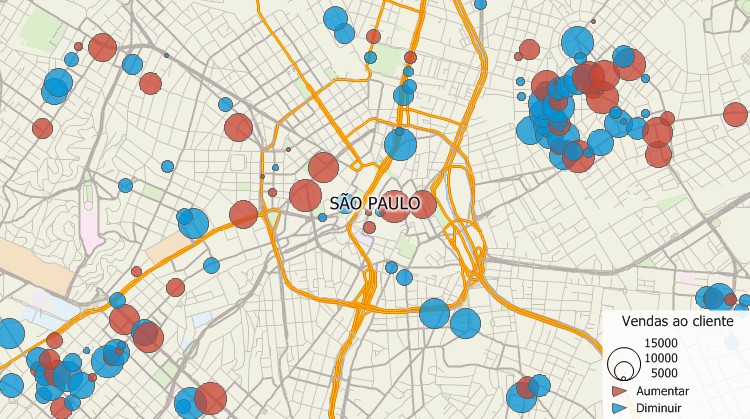 Criar o mapa de Portugal com iMapBuilder HTML5 software de mapeamento,  visualizados em dispositivos móveis