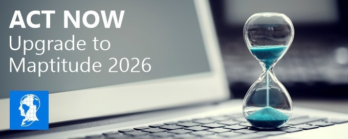 Act now: upgrade to Maptitude 2026