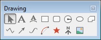 Maptitude Drawing toolbar