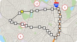 Maptitude map with freehand shape